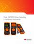 Think SAFETY When Selecting a Handheld Multimeter APPLICATION NOTE
