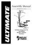 FOR THE BOWFLEX ULTIMATE. Includes Instructions for Assembling Bowflex Ultimate Machines