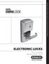 OMNILOCK ELECTRONIC LOCKS PRICE LIST 62OM