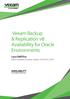 Veeam Backup & Replication v8: Availability for Oracle Environments