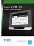 Eaton 93PM UPS Efficient. Scalable. Innovative.