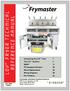 REFERENCE MANUAL LOV FRYER TECHNICAL * *