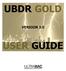 UBDR GOLD VERSION 3.0 USER GUIDE