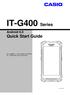 IT-G400 Series. Android 6.0 Quick Start Guide. This document is a Development Guide Book for IT-G400 application developers. Ver 1.