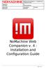 NoMachine Web Companion v. 4 - Installation and Configuration Guide