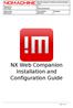 NX Web Companion Installation and Configuration Guide