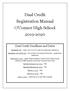 Dual Credit Registration Manual O Connor High School