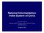 National Informatization Index System of China