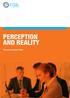 PERCEPTION AND REALITY. Measuring Digital Skills