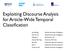 Exploiting Discourse Analysis for Article-Wide Temporal Classification
