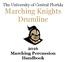 The University of Central Florida Marching Knights Drumline Marching Percussion Handbook