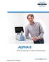 ALPHA II. Innovation with Integrity. The new benchmark for compact FTIR spectrometers FTIR