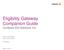Eligibility Gateway Companion Guide