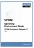 VPRM. Operating Environment Guide. VPRM Workbench Release 9.7. Issue 1