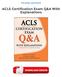 ACLS Certification Exam Q&A With Explanations Ebooks Free Download