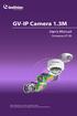 GV-IP Camera 1.3M. User's Manual. Firmware V1.06