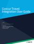 Concur Travel Integration User Guide. Cvent, Inc 1765 Greensboro Station Place McLean, VA