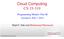 Cloud Computing CS