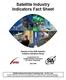 Satellite Industry Indicators Fact Sheet