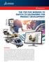 THE TOP FIVE REASONS TO SWITCH TO SOLIDWORKS FOR PRODUCT DEVELOPMENT White Paper