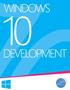 Windows 10 Development: Table of Contents