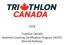 Triathlon Canada National Coaching Certification Program (NCCP) Revised Pathway