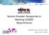 Service Provider Perspective in Meeting S1000D Requirements. S1000D User Forum 2012 June 18-21, 2012