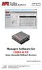 Manager Software for UHBX-R-XT Daisy-Chainable HDBaseT Receiver