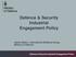 Defence & Security Industrial Engagement Policy