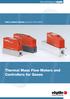 Thermal Mass Flow Meters and Controllers for Gases
