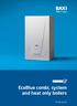 EcoBlue combi, system and heat only boilers. Range guide