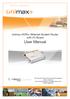 User Manual. Unimax HSPA+ Ethernet Modem Router with I/O Board