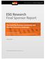 ESG Research Final Sponsor Report