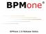 BPMone 2.8 Release Notes
