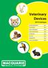 Veterinary Devices 2014 Catalogue