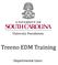 Treeno EDM Training. Departmental Users