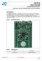 UM1570 User manual. STM32F3DISCOVERY Discovery kit for STM32F303xx microcontrollers. Introduction