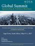 Global Summit. The world s most premiere event on Dynamic Spectrum Technology and Spectrum Sharing Policy. Cape Town, South Africa May 9-11, 2017