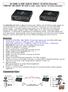 4K HDMI & USB/AUDIO/RS232/IR CAT5e Extender ITEM NO: SE150HX-4K HDMI & USB/ Audio/RS232/IR CAT5e Extender