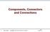 Components, Connectors and Connections. 1 Peter Fritzson Copyright Open Source Modelica Consortium