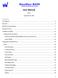 User Manual V1.01. September 20, Contents List of Figures Overview MARS Server Specifications Glossary of Terms...