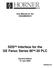 User Manual for the HE693BEM310. SDS Interface for the GE Fanuc Series PLC. Second Edition 31 July 2000 MAN