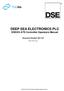 DEEP SEA ELECTRONICS PLC DSE334 ATS Controller Operators Manual