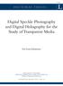 Digital Speckle Photography and Digital Holography for the Study of Transparent Media