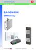 LEITRONIC AG Swiss Security Systems EA-GSM-DIN. GSM-Gateway