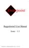 Raggedstone5 User Manual. Issue 1.1. Enterpoint Ltd. Raggedstone5 Manual Issue