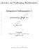 Lectures on Challenging Mathematics. Integrated Mathematics 3. Idea Math. Geometry (Part 2) Summer Internal Use