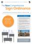 Sign Ordinance. The New Comprehensive. Recommended by the City Planning Commission on March 26, A balanced vision for Los Angeles.