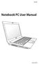 E5787. Notebook PC User Manual