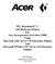 TPC Benchmark C Full Disclosure Report For Acer Incorporated AcerAltos Using Microsoft SQL Server 7.0 Enterprise Edition And Microsoft Windows
